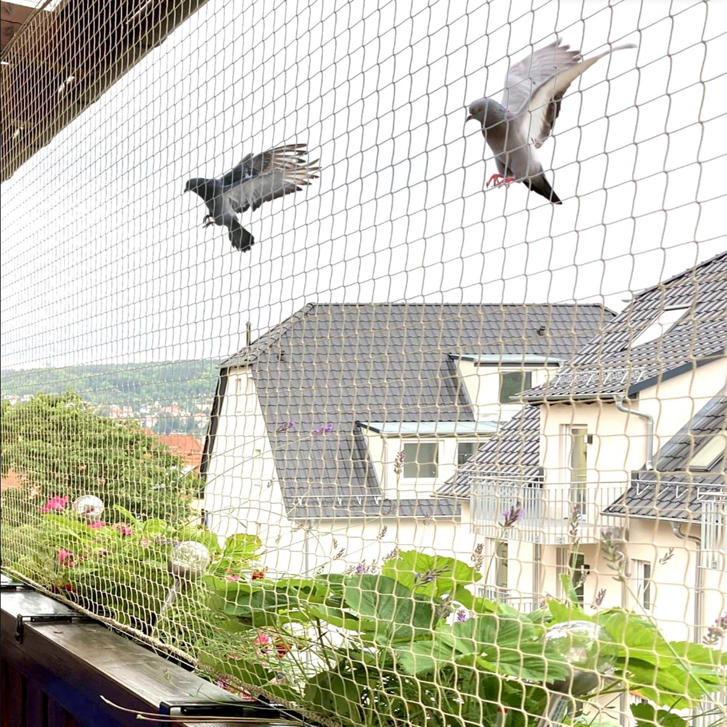 Pigeon safety nets in Kurnool for balconies, windows and apartment buildings by Jashuva Safety Nets