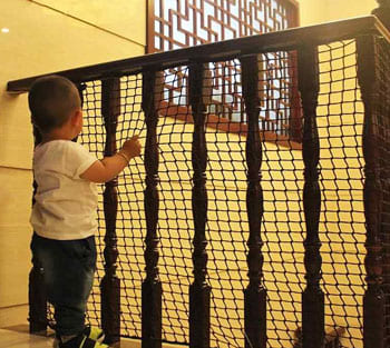 Jashuva Safety Nets providing staircase safety net installation for homes, apartments and buildings across Andhra Pradesh